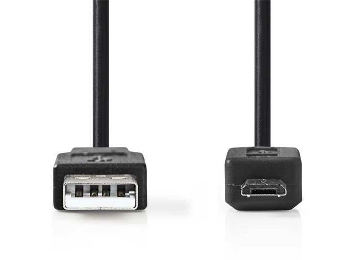 USB-kabel | USB 2.0 | USB-A Han | USB Micro-B Han | 7.5 W | 480 Mbps | Nikkel belagt | 2.00 m | Rund | PVC | Sort | Stikkord i gruppen SMARTTELEFON & NETTBRETT / Ladere og Kabler / Kabler / Kabler microUSB hos TP E-commerce Nordic AB (38-84502)