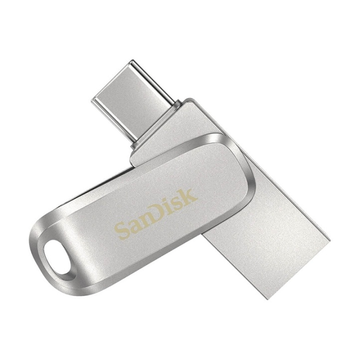 SANDISK USB Dual Drive Luxe 256GB 150MB/s USB-C & USB 3.1 i gruppen Elektronikk / Lagringsmedia / USB-Pinner / USB 3.1 hos TP E-commerce Nordic AB (38-91428)