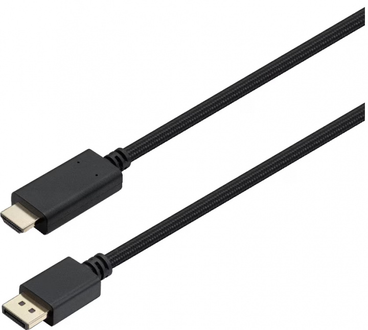 Sandstrøm DisplayPort till HDMI-kabel, 1,8m i gruppen Datautstyr / Kabler og adaptere / DisplayPort hos TP E-commerce Nordic AB (38-97615)