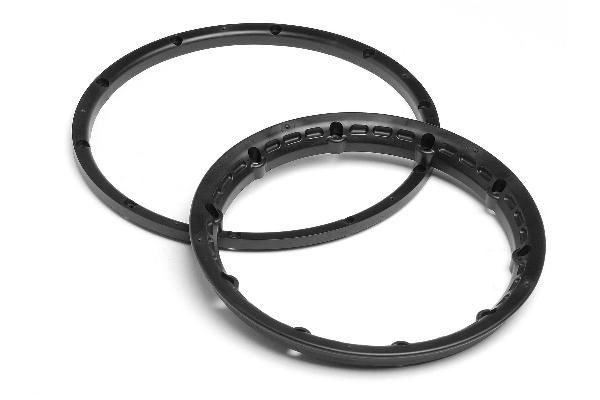 Heavy Duty Wheel Bead Lock Rings (Black/For 2 Whl) i gruppen LEKER, BARN OG BABY / Radiostyrt / Reservedeler & Ekstra tilbehør / HPI / Felger / Offroad hos TP E-commerce Nordic AB (A03062)