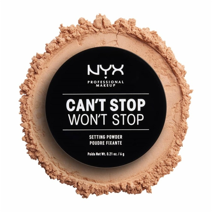 NYX PROF. MAKEUP Cant Stop Wont Stop Setting Powder - Medium i gruppen HELSE OG SKJØNNHET / Makeup / Makeup ansikt / Pudder hos TP E-commerce Nordic AB (A12442)
