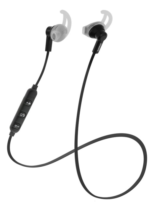 STREETZ Stay-in-ear BT headphones with microphone and control buttons, i gruppen Elektronikk / Lyd & Bilde / Hodetelefoner & Tilbehør / Hodetelefoner hos TP E-commerce Nordic AB (A16938)