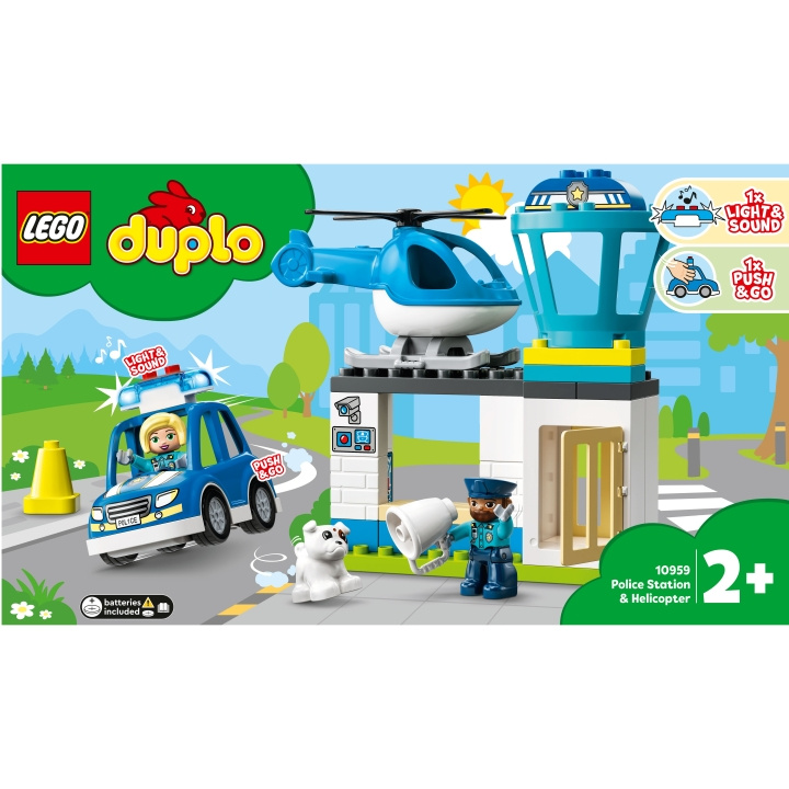 LEGO Duplo - Polisstation & Helikop i gruppen LEKER, BARN OG BABY / Leker / Byggeleker / Lego hos TP E-commerce Nordic AB (A18951)