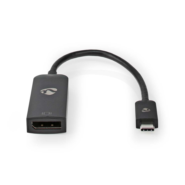 Nedis USB-C™ Adapter | USB 3.2 Gen 1 | USB-C™ Hann | DisplayPort Hun | 8K@30Hz | 0.20 m | Rund | Nikkel belagt | PVC | Sort | Boks i gruppen Datautstyr / Kabler og adaptere / DisplayPort / Adaptere hos TP E-commerce Nordic AB (C08030)
