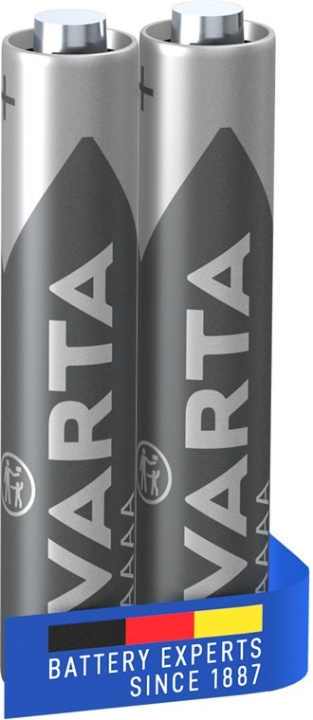 Varta LR61/AAAA (Mini) (4061) batteri, 2 st. blister alkaliskt manganbatteri, 1,5 V i gruppen Elektronikk / Batterier & Ladere / Batterier / AAA hos TP E-commerce Nordic AB (C39401)