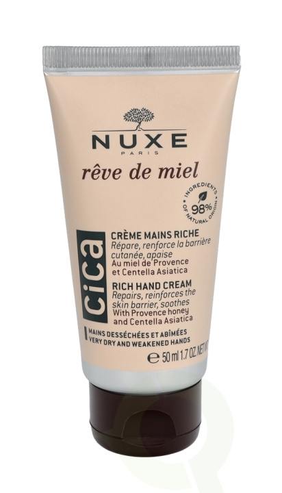 Nuxe Reve De Miel Cica Hand Cream 50 ml i gruppen HELSE OG SKJØNNHET / Manikyr/pedikyr / Håndkrem hos TP E-commerce Nordic AB (C40745)