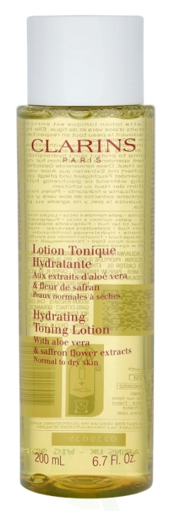 Clarins Hydrating Toning Lotion 200 ml Normal To Dry Skin i gruppen HELSE OG SKJØNNHET / Hudpleie / Ansikt / Rengjøring hos TP E-commerce Nordic AB (C48916)