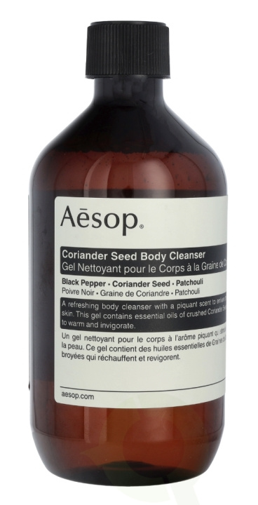 AESOP Coriander Seed Body Cleanser 500 ml i gruppen HELSE OG SKJØNNHET / Hudpleie / Kroppspleie / Bad- og dusjkrem hos TP E-commerce Nordic AB (C49326)