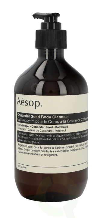 AESOP Coriander Seed Body Cleanser 500 ml i gruppen HELSE OG SKJØNNHET / Hudpleie / Kroppspleie / Bad- og dusjkrem hos TP E-commerce Nordic AB (C49327)