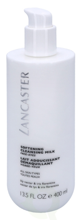 Lancaster Soft Clean Milk Face Eyes 400 ml All Skin Types - Lily Nectar & Iris Florentina i gruppen HELSE OG SKJØNNHET / Hudpleie / Ansikt / Rengjøring hos TP E-commerce Nordic AB (C52695)
