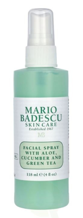 Mario Badescu Facial Spray 118 ml Aloe, Cucumber & Green Tea i gruppen HELSE OG SKJØNNHET / Hudpleie / Ansikt / Ansiktsvann & Facemist hos TP E-commerce Nordic AB (C53599)