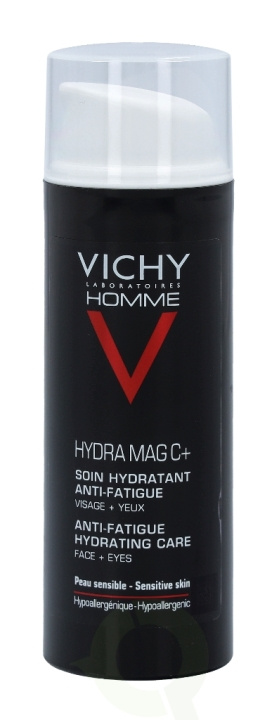 Vichy Homme Hydramag C Anti Fatigue Hydrating Care 50 ml Face-Eyes / Sensitive Skin i gruppen HELSE OG SKJØNNHET / Hudpleie / Ansikt / Ansiktskrem hos TP E-commerce Nordic AB (C56600)