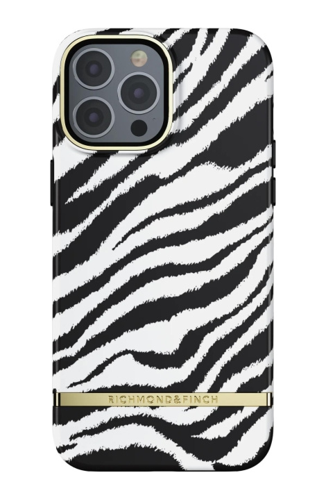 Richmond & Finch iPhone 13 Pro Max Freedom Case, Zebra i gruppen SMARTTELEFON & NETTBRETT / Mobilbeskyttelse / Apple / iPhone 13 Pro Max hos TP E-commerce Nordic AB (C64905)