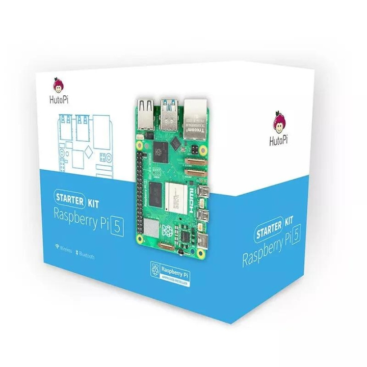 raspberrypi Pi5 Starter kit for Rasperry Pi5 4GB i gruppen Datautstyr / PC-Komponenter / Raspberry Pi hos TP E-commerce Nordic AB (C65231)