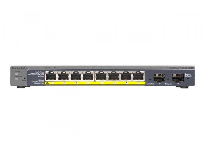 Netgear 10PT GE POE+ SMART PRO DESKTOP SWCH