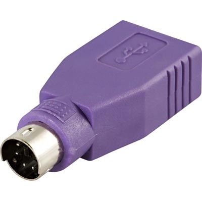 USB (hunn) til PS/2 (hann) adapter (USB-81)