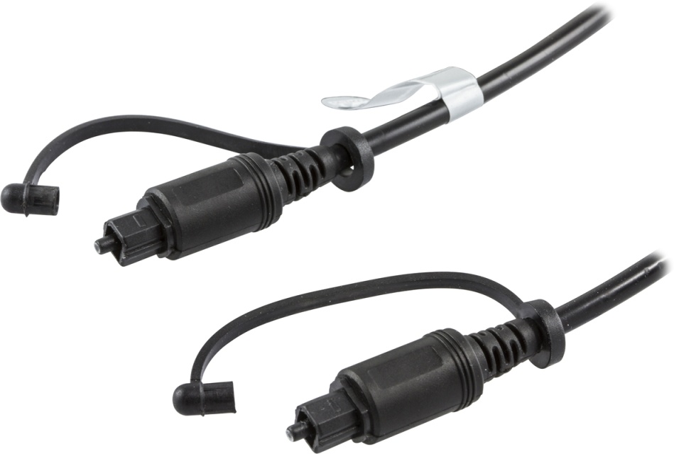 DELTACO digital fiberkabel audio. Toslink-Toslink,3m