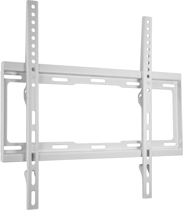 DELTACO Väggfäste, 32"-55", 35 kg, VESA 75x75-400x400mm, vit