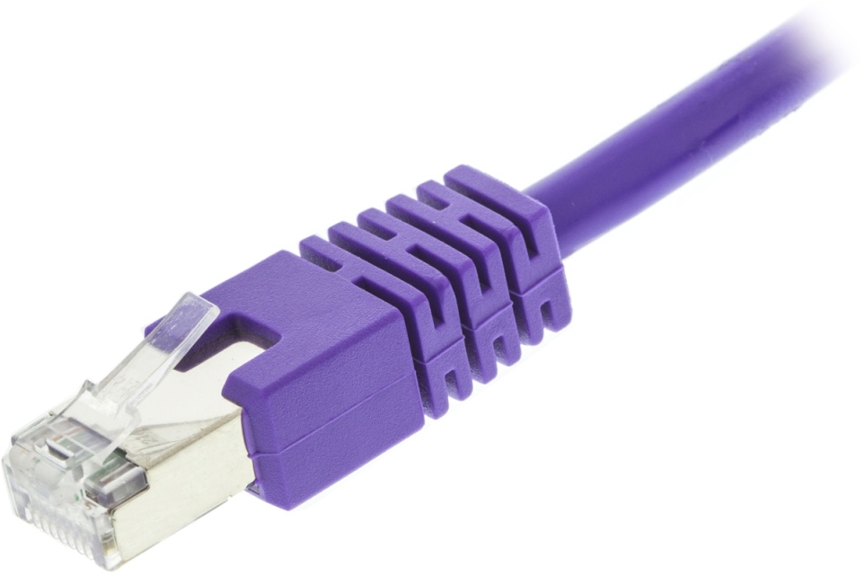 DELTACO F/UTP Cat6 patchkabel 10 m, lilla (STP-610P)