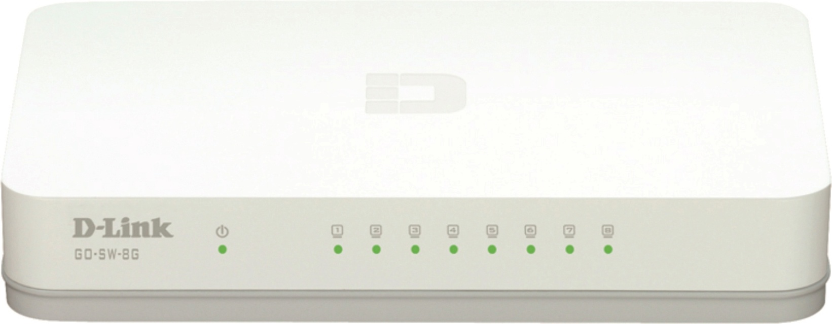 D-Link 8-port Gigabit Easy Desktop Switch, bryter 8x10/100/1000 (GO-SW-8G)