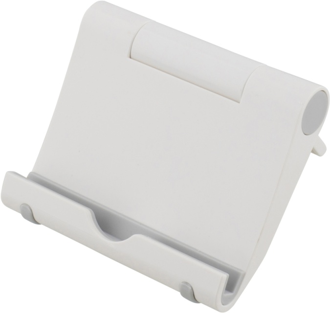 DELTACO foldable pad stand, White plastic