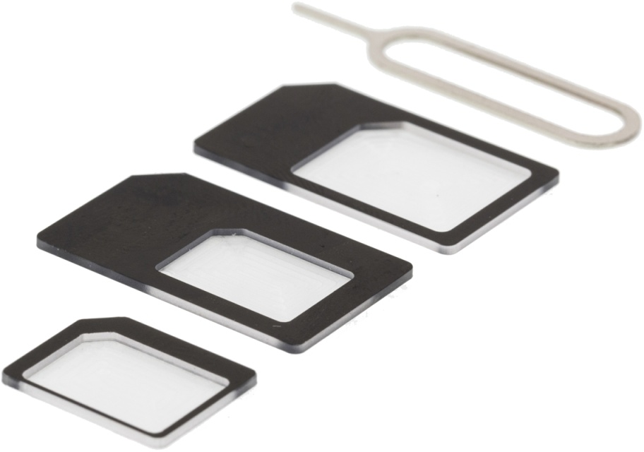 DELTACO SIM-kortsadapter, 3-pack