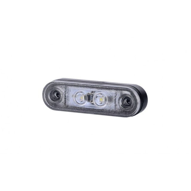 Sidemarkerings-/posisjonslys - Hvit LED 12/24V