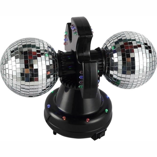 Music Twin Mirror Ball-lampe LED