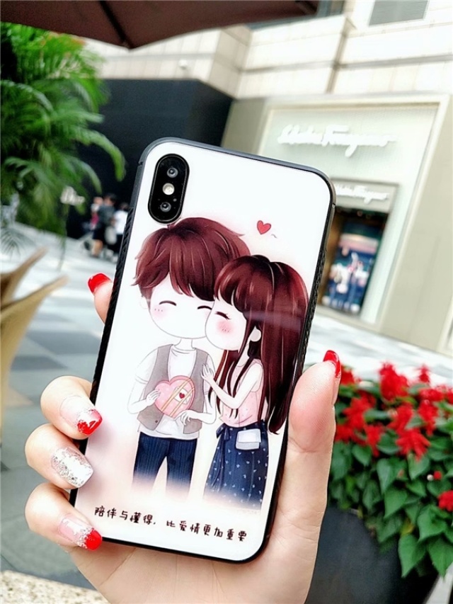 Herdet glass, TPU, iPhone 7/8/SE (2.), Daisy