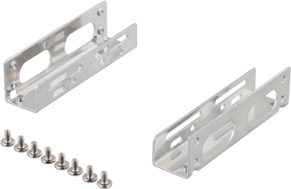 DELTACO monteringsvinkler til 3,5ˆ harddisk i 5,25ˆ