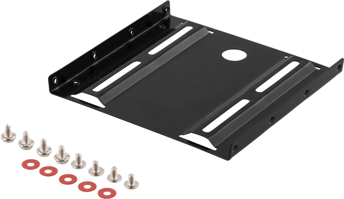 DELTACO monteringsramme for 2,5" harddisk i 3,5" spor, skruer inkludert (RAM-7)