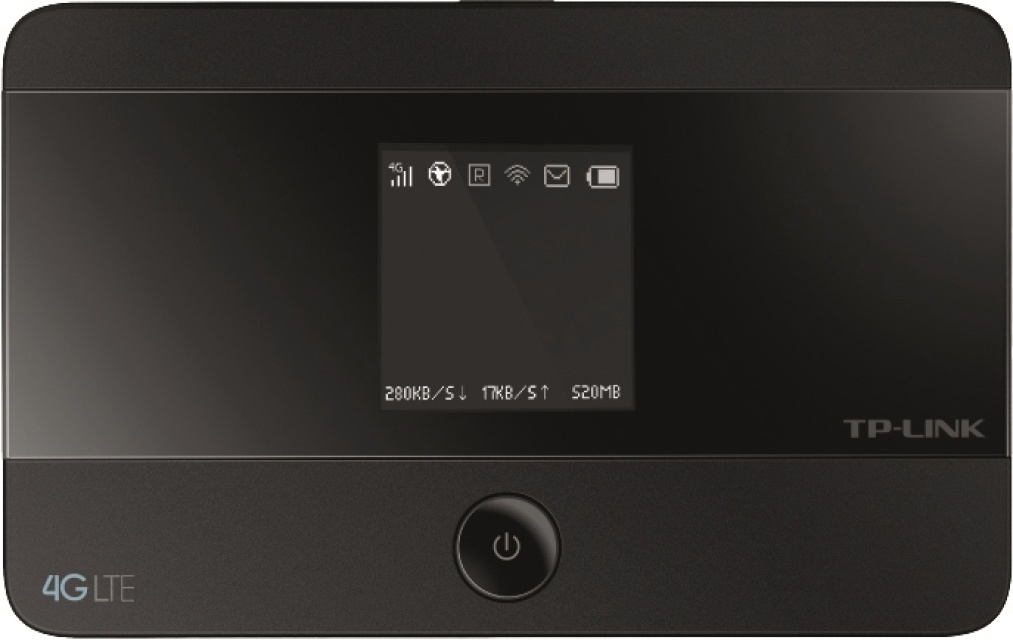 TP-LINK 4G/LTE mobile WIFI 150Mb/50Mb, 15 användare, svart