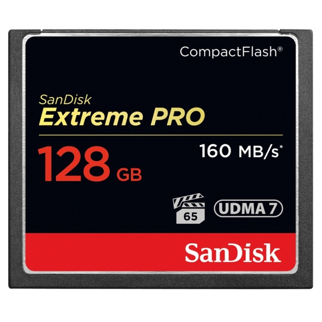 SANDISK Minnekort CF Extreme Pro 128GB 160MB/s UDMA7