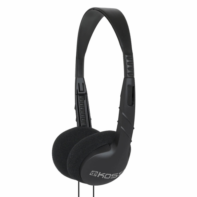 KOSS hodetelefon KPH5 Svart On-Ear Featherweight