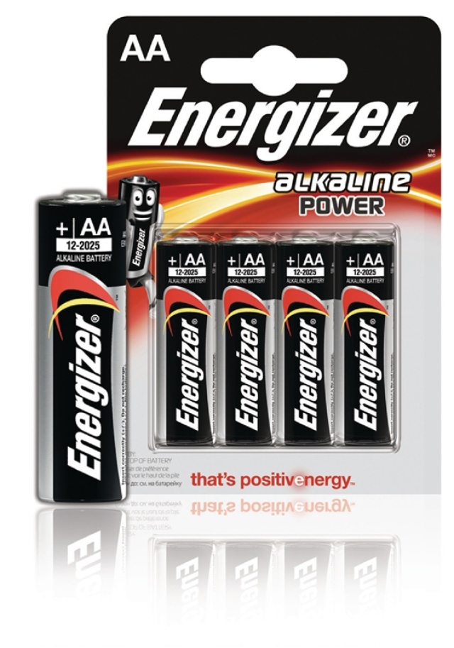 Energizer Alkaline Batteri AA | 1.5 V DC | 4-Blister