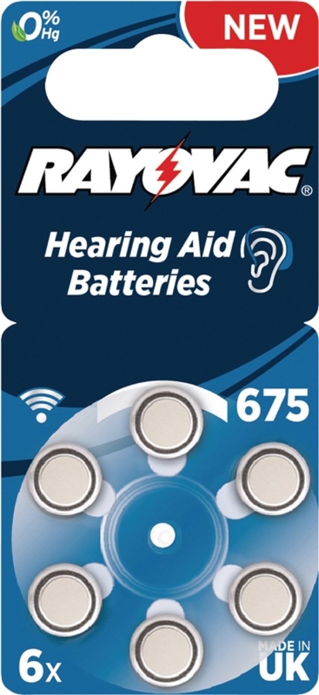 Rayovac Sinc-Air Batteri PR44 1.4 V 6-Blister