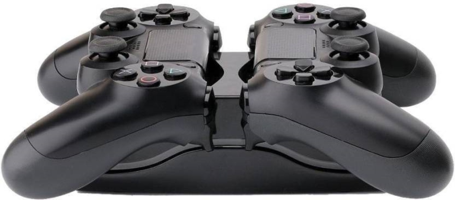 Dobbel ladestasjon for PS4-kontrollere