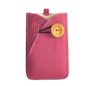 SNUGGS Mobil sleeve Universal Rosa Mocca Ull på innsiden