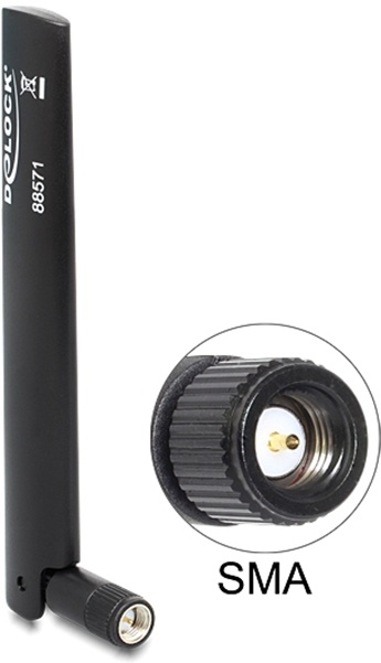 DeLOCK LTE-antenne, GSM/UMTS/WLAN/Bluetooth, SMA ha