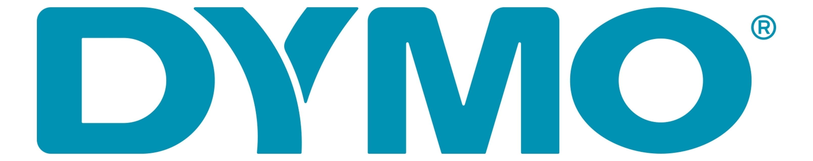 DYMO D1 slitesterk 12 mm x 3 M, hvit på rød