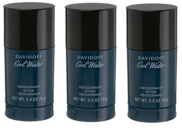 3-pack Davidoff Cool Water Man Deodorant Stick 75 ml