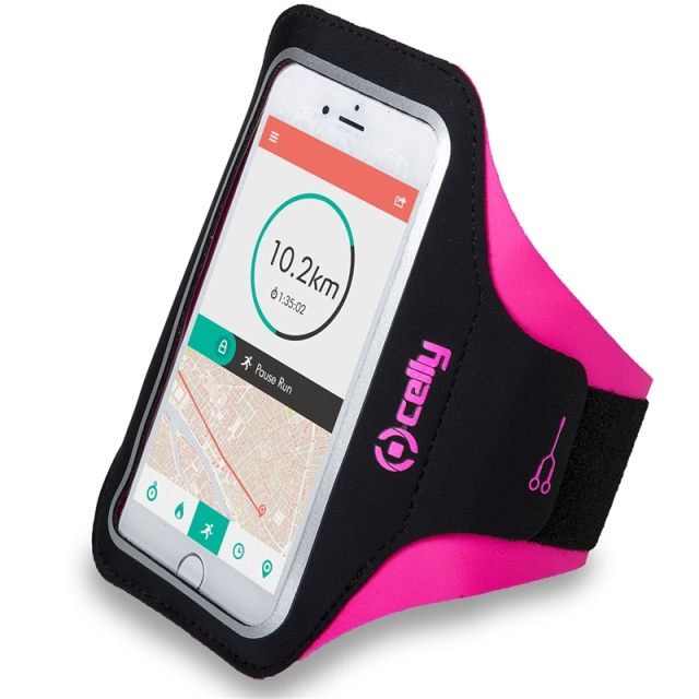 Celly Sportsarmbånd XXL maks 6,2" Rosa