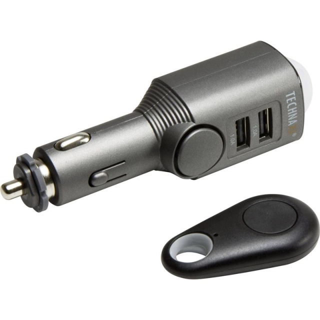 Technaxx Bilalarm + billader svart