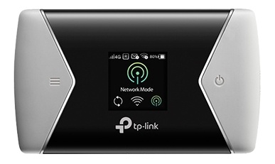 TP-LINK mobil 4G LTE-nettverk, tft-skjerm, intern antenne, svart/grå