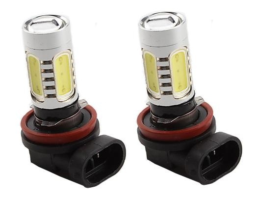 Tåkelyspærer High Power 6W, sokkel H11, 2-pakning