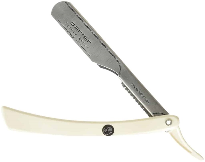 Parker 34R Barberkniv Barber White