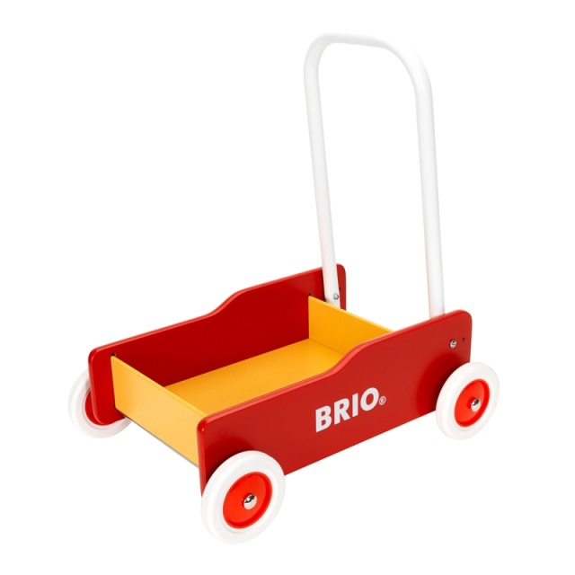 Brio 31350 Lær å gå-vogn rød