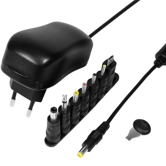 LogiLink Strømadapter 230V-> 3-12V 2A 24W