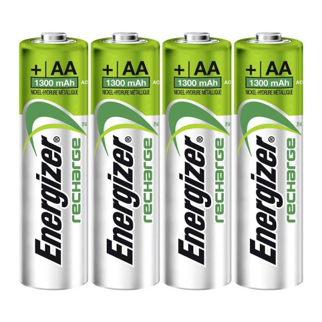 Energizer Batteri AA/LR6 Oppladbar Ni-Mh 1300mAh 4-pack