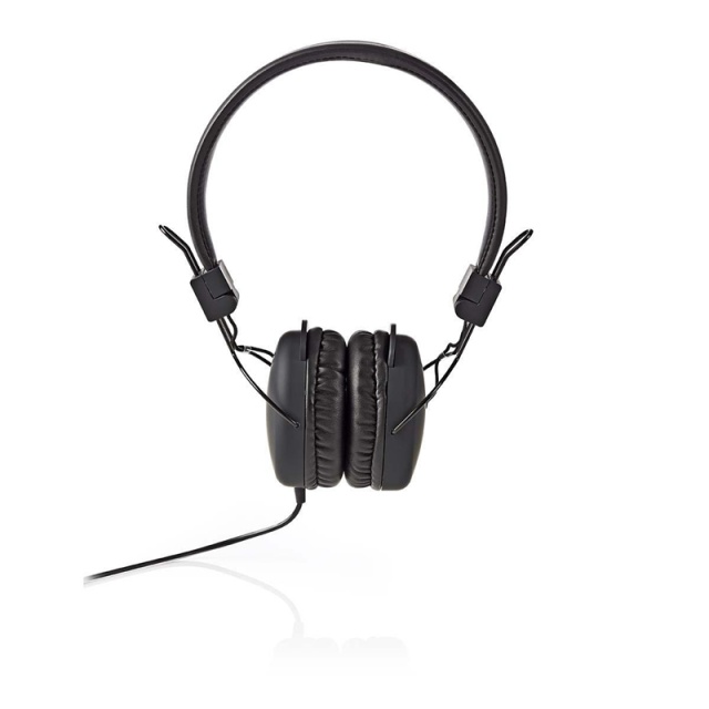 Nedis On-Ear hodetelefoner med kabel | 3.5 mm | Kabellengde: 1.20 m | Sort